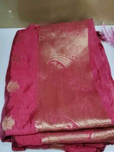 Elegant Pink Saree