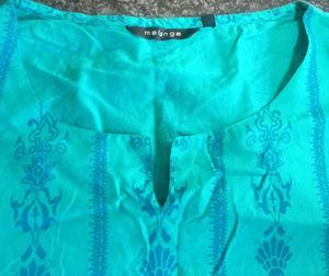 Elegant Rama Green Kurta