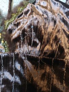 Brown Velvet Boho grunge fairy top