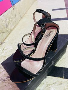black heels
