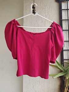 Pink Casual And Party Top