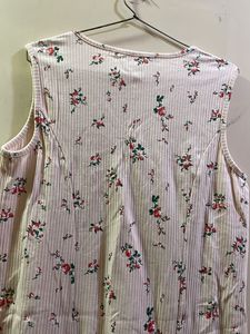 Floral Print Sleeveless Dress