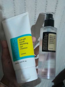 COSRX Combo snail mucin and cleanser