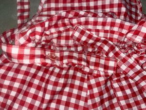 Red Gingham Romper