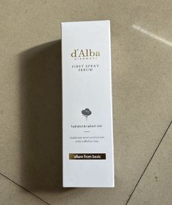 d&#39;Alba First Spray Serum + Ondo sheet mask