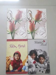 Slam Book/ Autograph Book - Pack Of 5- Large(4), Small(1)