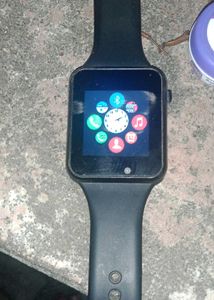Black Smart Watch Sim Watc Plus 4 K Camera