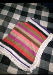 Warm Poncho For Girls