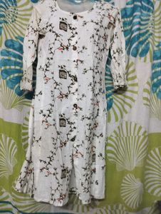 Cream Kurti