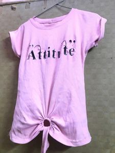 T Shirt  Pink Colour
