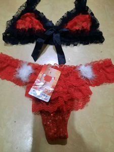 Lace Bra &amp; Panty Set
