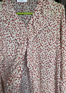Floral korean Top