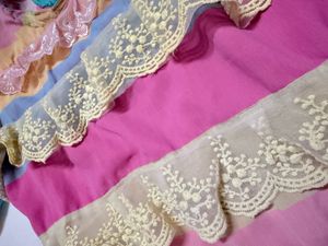 Colorful Striped Lace Dress