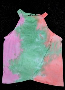 Cute Halter Tie Dye Top