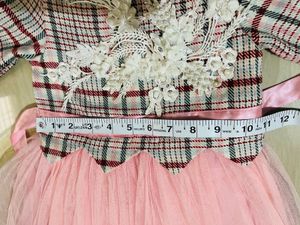 Cute Plaid &amp; Tulle Dress