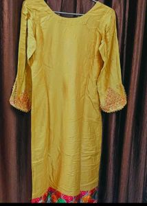 Embellished Golden Suit