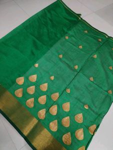 Elegant Green Saree