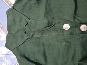 Green Shirt Dress