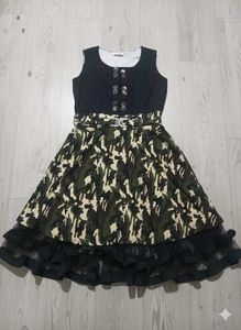 Camouflage Print Dress