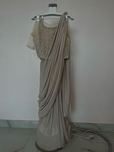 Instant Shimmer Saree