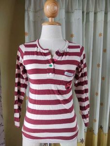 Striped Long Sleeve Top