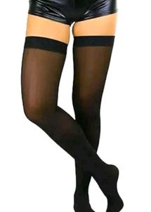 Sexy Black Mesh Socks/ Stockings