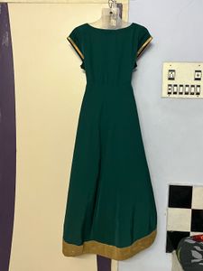 Pintrest Elegant Green Ethnic Gown
