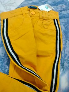 Stylish Yellow Jogger Pants