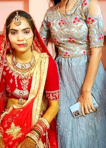 Beautiful Grey Lahnga