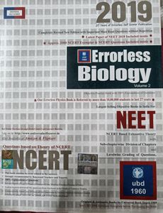 NEET Errorless Biology Volume 2