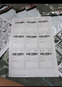 25 Shipping Label Etc.