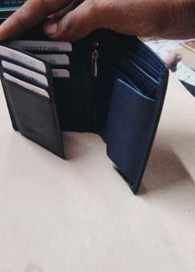 Mens Trendy Genuine Rfid Leather Wallet