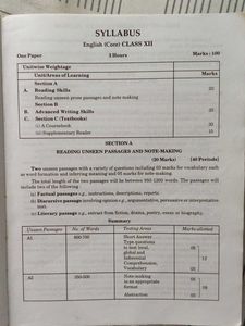 Pioneer English Core Book For Class 12th