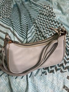Trendy Light Grey Shoulder Bag – Everyday Casual &amp;
