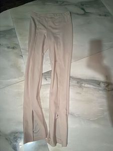 H &amp; M Beige Slit Hem Pants