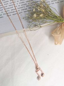 Cute Silver AD Pendant Necklace