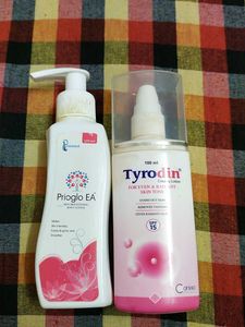 prioglo EA body lotion and turpdin creamy lotio