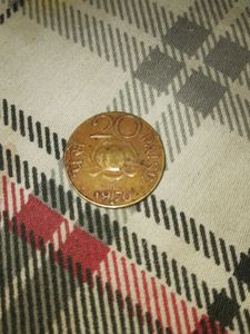 1970 India 20 Paise Coin