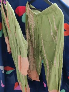Green Kurta Set
