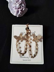 Butterfly Chain Earrings