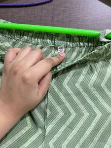 Elegant Green Printed Kurta
