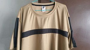 ✨Polyester Brown T-Shirt–Modern &amp; Comfortable