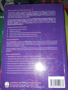 Class 11th Rd Sharma Vol. 2