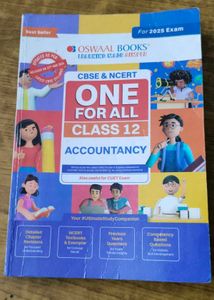 Oswaal One For All Accountancy Class 12