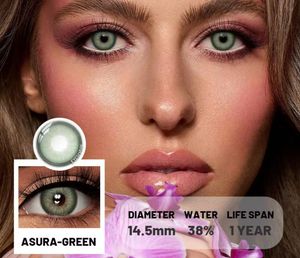 Asura Green Cosmetic Lenses (yearly)