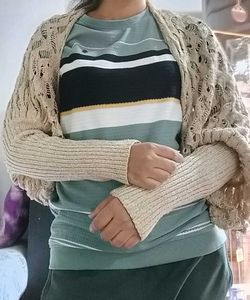 Crochet Knit Shrug