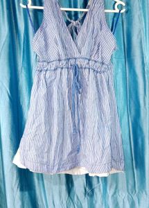 Striped Sleeveless Dress