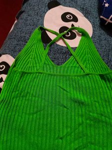 Stylish Green Crop Top