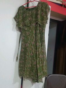 Green Floral Dress