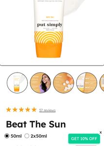☀️Korean Put Simply - Beat The Sun Sunscreen ☀️